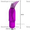Vibrador con 12 funciones de vibración, 4 estilos diferentes de funda de silicona con recarga USB
